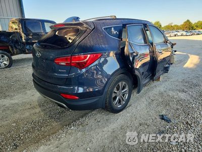 Trzecie zdjęcie samochodu z tyłu: 2013 HYUNDAI SANTA FE SPORT 2.4L VIN:5XYZU3LBXDG091742 - miniatura