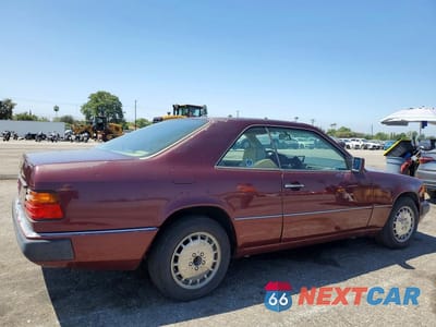 Trzecie zdjęcie samochodu z tyłu: 1992 MERCEDES-BENZ 300 CE VIN:WDBEA51D6NB657915 - miniatura