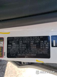 Zdjęcie 12 z 12 samochodu: 2022 KIA NIRO LXS VIN:KNDCB3LC6N5518848 - miniatura