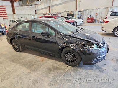 Czwarte zdjęcie samochodu z boku: 2014 HONDA CIVIC LX VIN:19XFB2F57EE007416 - miniatura