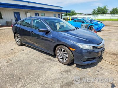 Czwarte zdjęcie samochodu z boku: 2016 HONDA CIVIC EX VIN:19XFC2F75GE002829 - miniatura