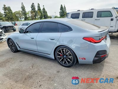 Drugie zdjęcie samochodu z przodu: 2024 BMW I4 EDRIVE 40 VIN:WBY73AW0XRFS73605 - miniatura
