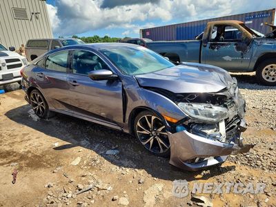 Czwarte zdjęcie samochodu z boku: 2021 HONDA CIVIC SPORT VIN:2HGFC2F80MH500897 - miniatura