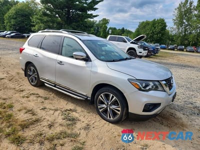 Czwarte zdjęcie samochodu z boku: 2018 NISSAN PATHFINDER S VIN:5N1DR2MM4JC677922 - miniatura