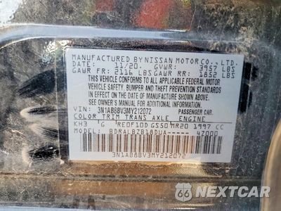 Zdjęcie 12 z 12 samochodu: 2021 NISSAN SENTRA S VIN:3N1AB8BV3MY212072 - miniatura