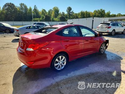 Trzecie zdjęcie samochodu z tyłu: 2014 HYUNDAI ACCENT GLS VIN:KMHCU4AE3EU604205 - miniatura