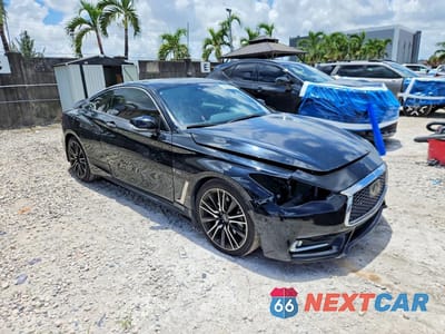 Czwarte zdjęcie samochodu z boku: 2017 INFINITI Q60 3.0T PREMIUM VIN:JN1EV7EL8HM552968 - miniatura