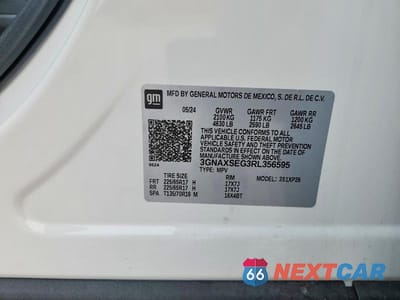 Zdjęcie 12 z 12 samochodu: 2024 CHEVROLET EQUINOX LS VIN:3GNAXSEG3RL356595 - miniatura