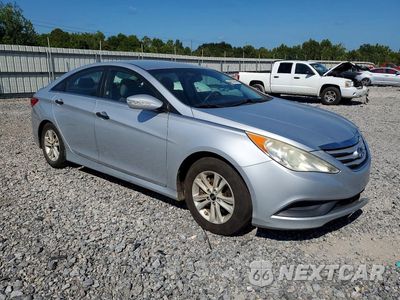 Czwarte zdjęcie samochodu z boku: 2014 HYUNDAI SONATA GLS VIN:5NPEB4AC0EH910032 - miniatura