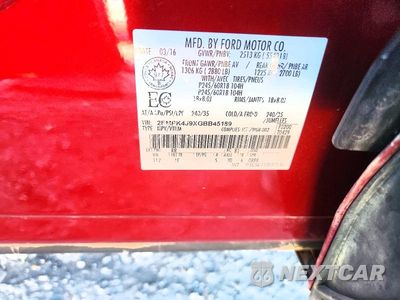 Zdjęcie 13 z 13 samochodu: 2016 FORD EDGE SEL VIN:2FMPK4J9XGBB45189 - miniatura