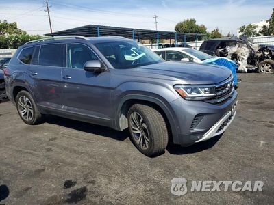 Czwarte zdjęcie samochodu z boku: 2021 VOLKSWAGEN ATLAS SEL PREMIUM VIN:1V2TR2CA8MC571421 - miniatura