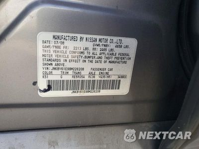 Zdjęcie 12 z 12 samochodu: 2008 INFINITI G35 VIN:JNKBV61E98M226208 - miniatura