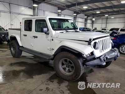 Czwarte zdjęcie samochodu z boku: 2021 JEEP GLADIATOR OVERLAND VIN:1C6HJTFG4ML505881 - miniatura