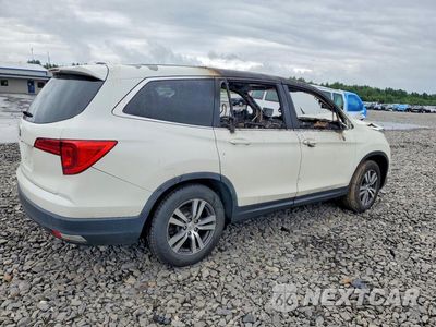 Trzecie zdjęcie samochodu z tyłu: 2017 HONDA PILOT EXL VIN:5FNYF5H54HB032882 - miniatura
