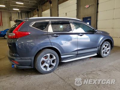 Trzecie zdjęcie samochodu z tyłu: 2018 HONDA CR-V EX VIN:7FARW2H55JE080582 - miniatura