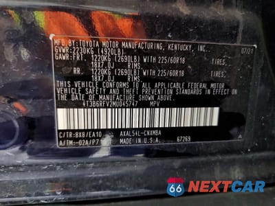 Zdjęcie 13 z 13 samochodu: 2021 TOYOTA RAV4 HYBRID XLE PREMIUM VIN:4T3B6RFV2MU045747 - miniatura