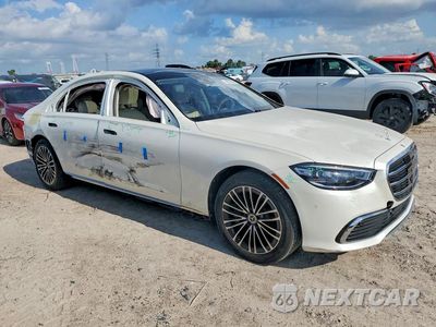 Czwarte zdjęcie samochodu z boku: 2022 MERCEDES-BENZ S 500 4MATIC VIN:W1K6G6DB0NA103494 - miniatura