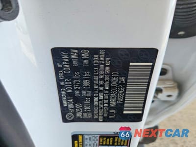 Zdjęcie 12 z 12 samochodu: 2020 HYUNDAI VENUE SEL VIN:KMHRC8A30LU043610 - miniatura