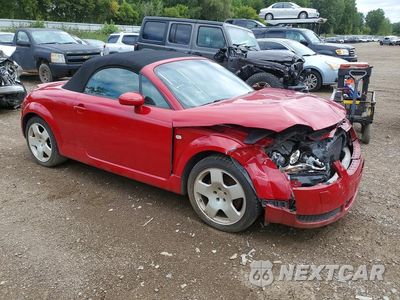 Czwarte zdjęcie samochodu z boku: 2001 AUDI TT QUATTRO VIN:TRUUT28N411025277 - miniatura