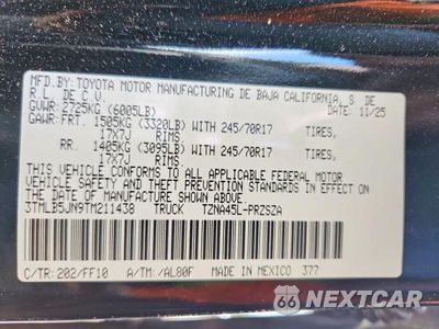 Zdjęcie 13 z 13 samochodu: 2026 TOYOTA TACOMA SR5 VIN:3TMLB5JN9TM211438 - miniatura