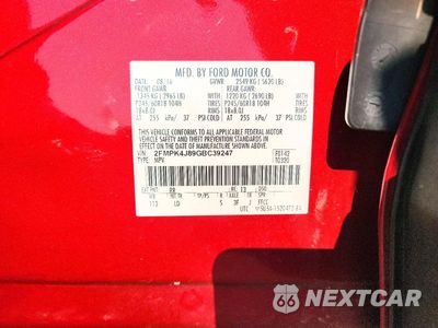 Zdjęcie 14 z 14 samochodu: 2016 FORD EDGE SEL VIN:2FMPK4J89GBC39247 - miniatura