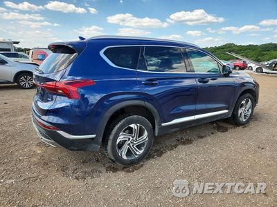 Trzecie zdjęcie samochodu z tyłu: 2021 HYUNDAI SANTA FE SEL VIN:5NMS2DAJ5MH362509 - miniatura