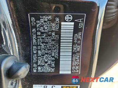 Zdjęcie 12 z 12 samochodu: 2010 TOYOTA PRIUS II VIN:JTDKN3DU2A0111028 - miniatura