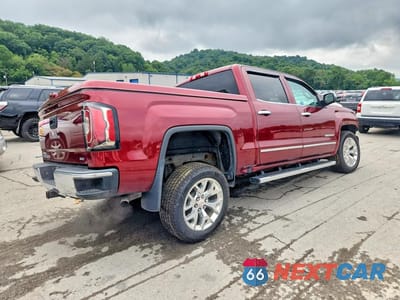 Trzecie zdjęcie samochodu z tyłu: 2017 GMC SIERRA K1500 SLT VIN:3GTU2NEC8HG308911 - miniatura