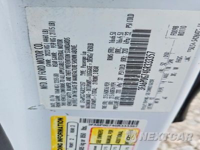 Zdjęcie 12 z 12 samochodu: 2016 FORD FUSION S VIN:3FA6P0G74GR333357 - miniatura