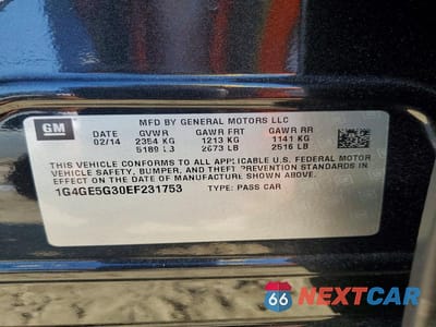 Zdjęcie 13 z 13 samochodu: 2014 BUICK LACROSSE PREMIUM VIN:1G4GE5G30EF231753 - miniatura