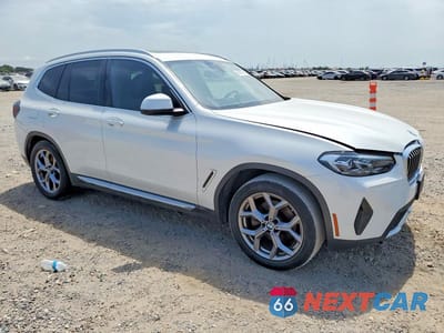 Czwarte zdjęcie samochodu z boku: 2023 BMW X3 SDRIVE30I VIN:5UX43DP02P9S75220 - miniatura