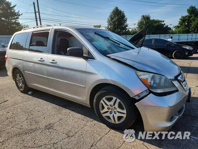 Czwarte zdjęcie samochodu z boku: 2007 HONDA ODYSSEY EXL VIN:5FNRL38697B415547 - miniatura
