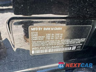 Zdjęcie 10 z 10 samochodu: 2020 BMW M5 BASE VIN:WBSJF0C0XLB449010 - miniatura