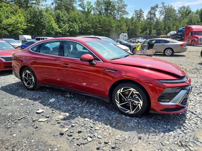 Czwarte zdjęcie samochodu z boku: 2026 HYUNDAI SONATA SEL SPORT VIN:KMHL64JA0TA540419 - miniatura