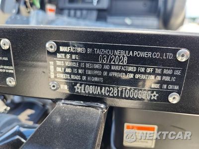 Zdjęcie 10 z 10 samochodu: 2026 TAIZHOU NEBULA POWER CO LTD UTILITY VEHICLE VIN:L06UA4C28T1000980 - miniatura