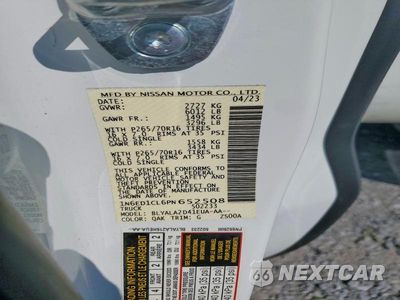 Zdjęcie 12 z 12 samochodu: 2023 NISSAN FRONTIER S VIN:1N6ED1CL6PN652508 - miniatura