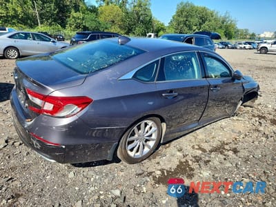 Trzecie zdjęcie samochodu z tyłu: 2021 HONDA ACCORD LX VIN:1HGCV1F13MA004310 - miniatura