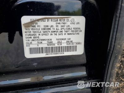 Zdjęcie 12 z 12 samochodu: 2005 INFINITI G35 X VIN:JNKCV51F85M310636 - miniatura