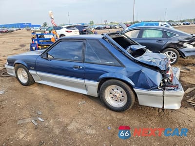 Drugie zdjęcie samochodu z przodu: 1987 FORD MUSTANG GT VIN:1FABP42E7HF234154 - miniatura