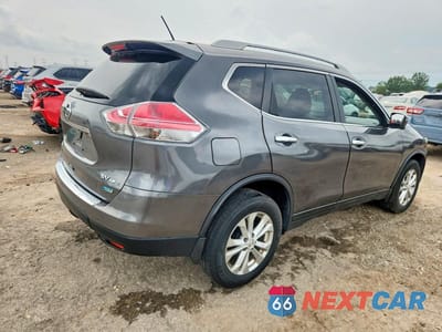 Trzecie zdjęcie samochodu z tyłu: 2014 NISSAN ROGUE SV VIN:5N1AT2MV9EC818809 - miniatura