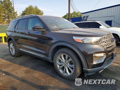 Czwarte zdjęcie samochodu z boku: 2020 FORD EXPLORER LIMITED VIN:1FMSK8FH8LGB86649 - miniatura