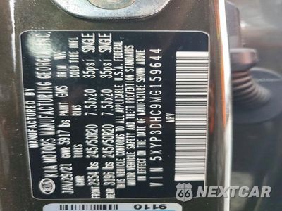 Zdjęcie 14 z 14 samochodu: 2021 KIA TELLURIDE EX VIN:5XYP3DHC9MG159644 - miniatura