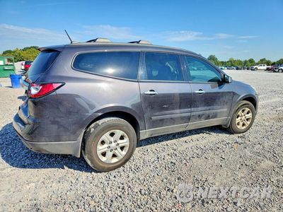 Trzecie zdjęcie samochodu z tyłu: 2016 CHEVROLET TRAVERSE LS VIN:1GNKRFKD1GJ319680 - miniatura