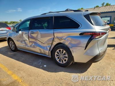 Drugie zdjęcie samochodu z przodu: 2025 TOYOTA SIENNA XLE 8-PASSENGER VIN:5TDYRKEC9SS251770 - miniatura