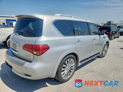 Trzecie zdjęcie samochodu z tyłu: 2015 INFINITI QX80 BASE VIN:JN8AZ2NF9F9574110 - miniatura