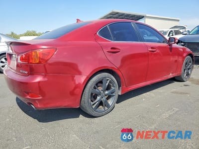 Trzecie zdjęcie samochodu z tyłu: 2010 LEXUS IS 250 BASE VIN:JTHBF5C24A5119609 - miniatura