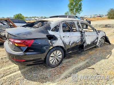 Trzecie zdjęcie samochodu z tyłu: 2019 VOLKSWAGEN JETTA S VIN:3VWC57BU8KM031551 - miniatura