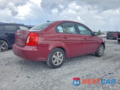 Trzecie zdjęcie samochodu z tyłu: 2008 HYUNDAI ACCENT GLS VIN:KMHCN46C28U275957 - miniatura