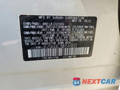 Zdjęcie 13 z 13 samochodu: 2021 SUBARU FORESTER TOURING VIN:JF2SKAXC7MH546697 - miniatura