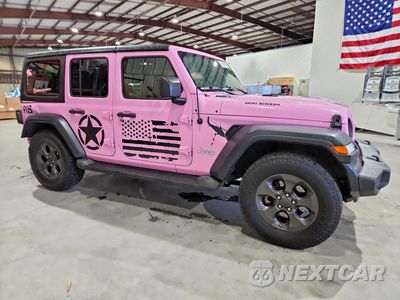 Czwarte zdjęcie samochodu z boku: 2019 JEEP WRANGLER UNLIMITED SPORT VIN:1C4HJXDG1KW585767 - miniatura